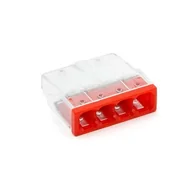 Kostki, złączki, wtyczki - Szybkozłączka CN-A42 4x0,5-2,5 mm drut ELEKTRO - miniaturka - grafika 1