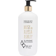 Kosmetyki do kąpieli - Alyssa Ashley : Musk bubbling Bath & prysznicowy z pompką 500 ML (500 ML) 73584 - miniaturka - grafika 1