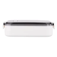 Lunch boxy - Pojemnik na lunch z przegródkami, ALTOMDESIGN, biały, 21,5x11,5x5,5 cm - miniaturka - grafika 1