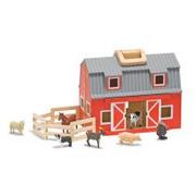 Figurki dla dzieci - MELISSA Drewniana stodoła - miniaturka - grafika 1