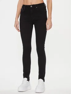 Pepe Jeans Jeansy PL204584XG6 Czarny Skinny Fit - Spodnie damskie - miniaturka - grafika 1
