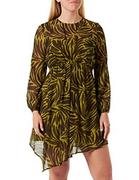 Sukienki - Sisley Damska sukienka 4W7XLV036, wielokolorowa, 63D, 40, Wielokolorowy 63D, 40 - miniaturka - grafika 1