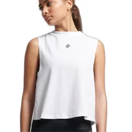 Koszulki i topy damskie - Koszulka damska Superdry Run Cropped Loose bez rękawów -M - miniaturka - grafika 1