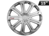 Kołpaki samochodowe - Kołpak Evo silver 15", 1 szt. - miniaturka - grafika 1
