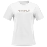 Koszulki sportowe damskie - Koszulka damska Norrona /29 Cotton Norrøna Viking T-shirt Rozmiar: L / Kolor: biały - miniaturka - grafika 1