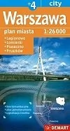 Demart Warszawa - plan miasta (skala: 1:26 000) - Demart - Atlasy i mapy - miniaturka - grafika 1