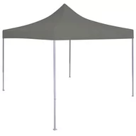 Pawilony ogrodowe - vidaXL Rozkładany namiot imprezowy 3 x 3 m, antracytowy - miniaturka - grafika 1