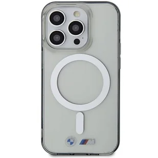 Etui BMW BMHMP14XHCRS iPhone 14 Pro Max 6.7" transparent hardcase Silver Ring MagSafe - Etui i futerały do telefonów - miniaturka - grafika 2