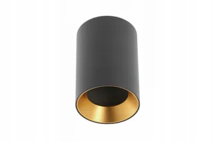 Oprawa sufitowa Aero II 20W 70x100mm IP20 okrągła czarna/złota OS-AERD20W-0 - Lampy sufitowe - miniaturka - grafika 1