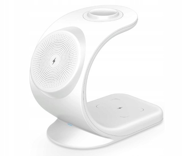 Neluxfe OJD-83 bezprzewodowa ładowarka USB-C 15 W biała ładowarka