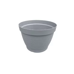 Doniczka Agawa 27 cm ceramiczna szara - Donice - miniaturka - grafika 1