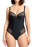 Body - Sans Complexe Damskie body Oceane 20AAG95 z fiszbinami, czarne, 95D - miniaturka - grafika 1