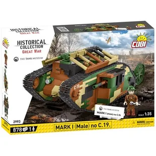 COBI 2993 czołg MARK I (MALE) NO. C. HC GREAT WAR19 878KL - Klocki - miniaturka - grafika 1