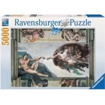 Ravensburger RAVEN. 5000 EL. MICHAŁ ANIOŁ: STWORZENIE Puzzle PR-174089