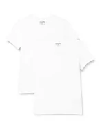Koszulki męskie - Blend T-shirt męski z dekoltem w serek, 2 sztuki w opakowaniu, biały (White 70002), XL - miniaturka - grafika 1