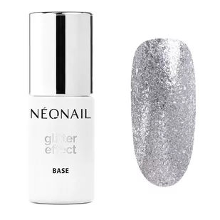 Baza Hybrydowa Glitter Effect Base Silver Twinkle 7,2 ml - Lakiery hybrydowe - miniaturka - grafika 1