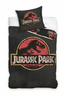 POŚCIEL bawełniana JURASSIC PARK 140x200 DINOZAUR - Pościel dla dzieci - miniaturka - grafika 1