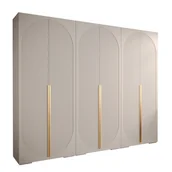 Szafy - Szafa przesuwna Garderoba MANHATTAN RYFEL 5 300 gł. 47 biały - miniaturka - grafika 1