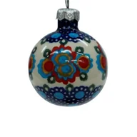Bombki - Ceramiczna bombka mała Ceramika Bolesławiec - miniaturka - grafika 1