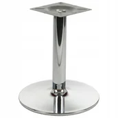 Meble modułowe i akcesoria - Pojedyncza noga do stolika podstawa do stołu nóżka chrom - miniaturka - grafika 1