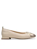 Baleriny - Clarks Baleriny Ubree15 Poppy 26181326 Beżowy - miniaturka - grafika 1
