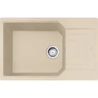Zlewozmywaki - Franke Urban UBG 611-78 XL GSC Zlewozmywak granitowy jednokomorowy 78x50 cm beżowy 114.0687.277 - miniaturka - grafika 1