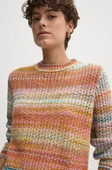 Swetry damskie - Pepe Jeans sweter INDIA damski lekki z półgolfem PL702163 - miniaturka - grafika 1