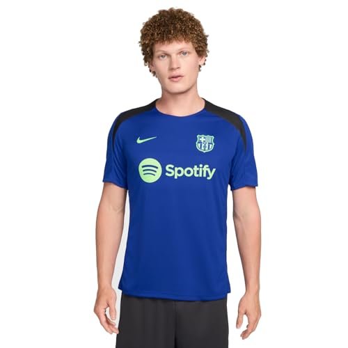 Nike Fc Barcelona koszulka FCB M Nk Df Strk Ss Top K3R, Old Royal/Old Royal/Lime Blast, FQ2609-418, XS
