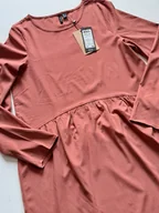Sukienki - VERO MODA BECCA SUKIENKA TGUNIKA R. S DŁUGI RĘKAW WIOSNA KRÓTKA OVERSIZE - miniaturka - grafika 1