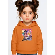 Bluzy dla dziewczynek - BLUZA DZIECIĘCA KPOP DEMON HUNTERS HUNTRIX 146-152 Z KAPTUREM BAWEŁNIANA - miniaturka - grafika 1