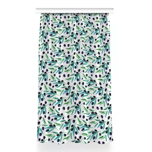 Zasłona z grafiką kolory Oliwki do salonu 150x260, Fabricsy - Zasłony - miniaturka - grafika 1