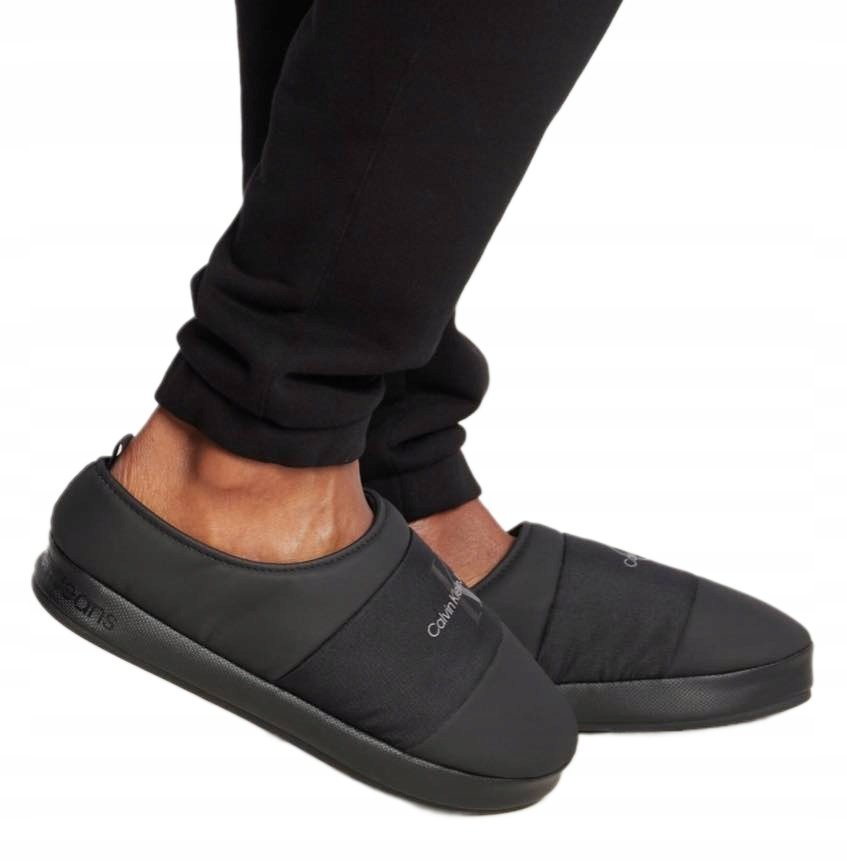NOWE KLAPKI KAPCIE CALVIN KLEIN CZARNE UNISEX PREZENT + BOX r. 40