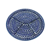 Dekoratorstwo - Ceramiczny talerz dzielony Ceramika Bolesławiec - miniaturka - grafika 1