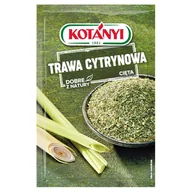 Przyprawy i zioła sypkie - Kotanyi TRAWA CYTRYNOWA 15G 352204 - miniaturka - grafika 1
