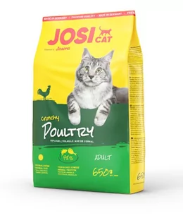 Josera JosiCat Crunchy Poultry 0,65 kg - Sucha karma dla kotów - miniaturka - grafika 1