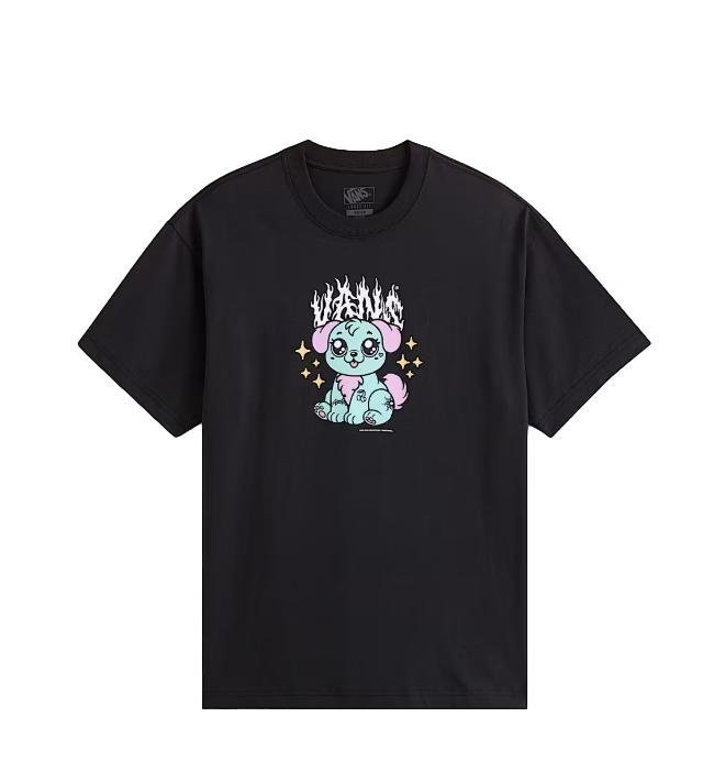 T-shirt Męski VANS Puppy Loose SS Tee Black VN000W00BLK1 L