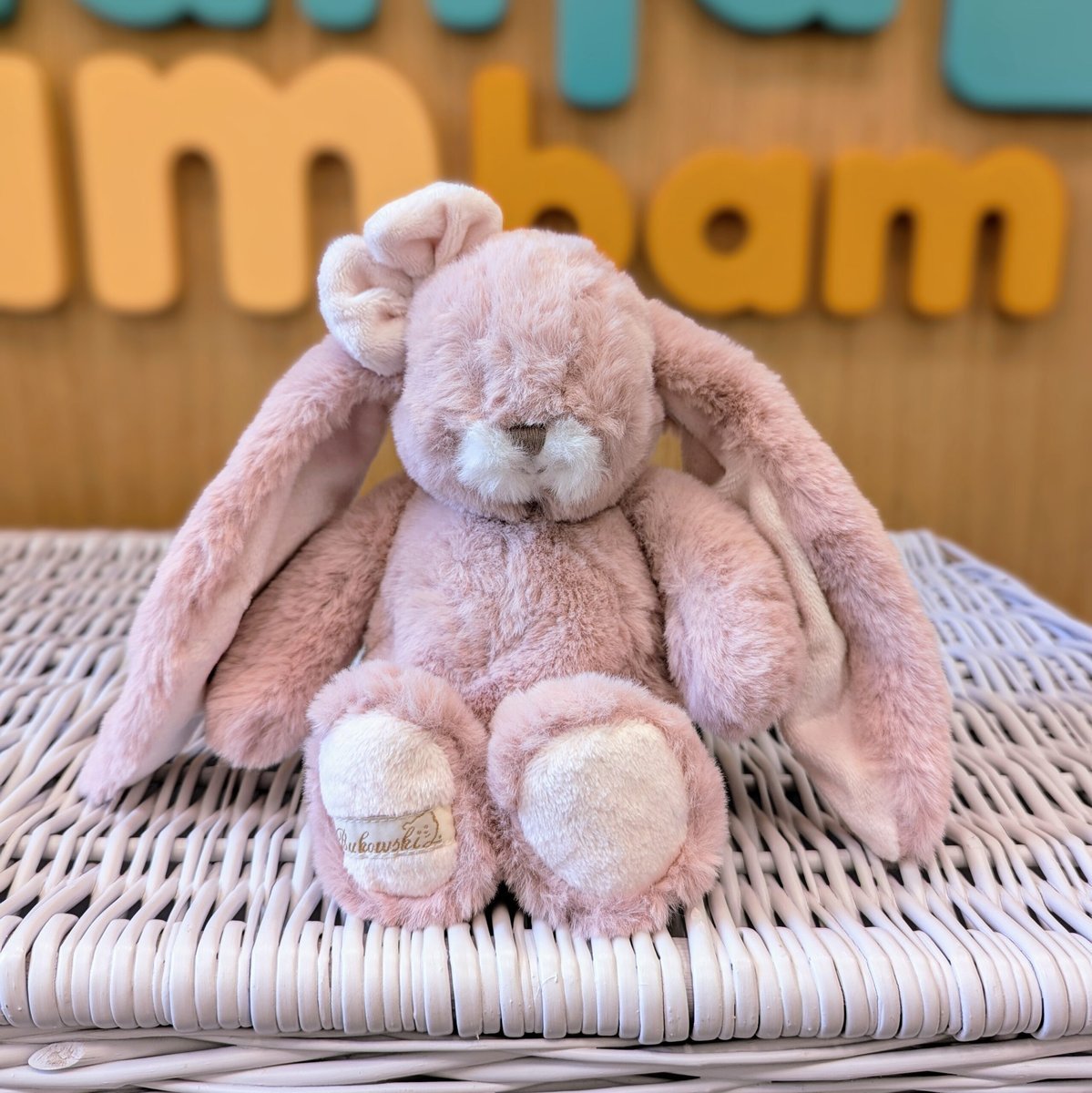 Króliczek Junior Kanina - różowy, 22 cm (Bukowski Design)