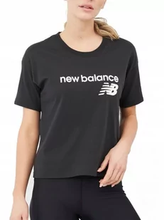 KOSZULKA damska NEW BALANCE WT03805BK trening / fitness / siłownia L - Koszulki i topy damskie - miniaturka - grafika 1