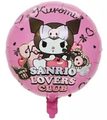 Balony i akcesoria - Balon foliowy Kuromi, Sanrio 18" (45cm.) - miniaturka - grafika 1