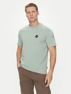Koszulki męskie - Napapijri T-Shirt S-Badge NP0A4I3N Zielony Regular Fit - miniaturka - grafika 1