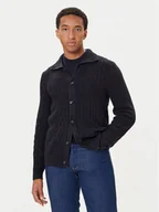 Swetry męskie - Guess Kardigan M5BR43 Z2ZK2 Granatowy Regular Fit - miniaturka - grafika 1