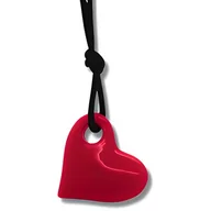 Gryzaki dla dzieci - BABY&TRAVEL Jellystone Designs Gryzak terapeutyczny serduszko czerwone, 1szt. - miniaturka - grafika 1