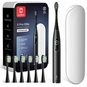 Szczoteczki elektryczne - Oclean X Pro Elite Premium + 7 końcówek + etui Czarny - miniaturka - grafika 1