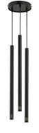 Lampy sufitowe - Sigma Sopel Laser lampa wisząca 3-punktowa czarna 33254 - miniaturka - grafika 1