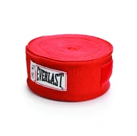 Bandaże bokserskie - Everlast bandaże bokserskie Elastic czerwone 3 m - miniaturka - grafika 1