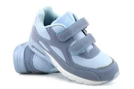 Buty dla chłopców - Buty dziecięce sportowe na rzepy - American Club ES 60/22, niebieskie - AMERICAN CLUB - miniaturka - grafika 1