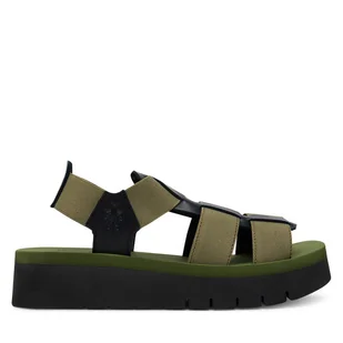 Sandały Fly London Sambfly P145245001 Zielony - Sandały damskie - miniaturka - grafika 1