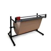 Urządzenia do pakowania - Poziomy stojak do cięcia na papier i folię, na jedną rolę, 1600 mm - miniaturka - grafika 1