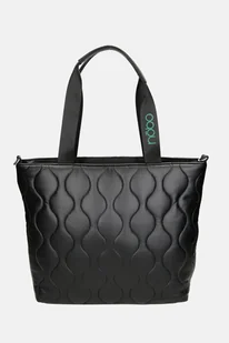 Maxi pikowana shopperka Nobo czarna - Torebki damskie - miniaturka - grafika 1