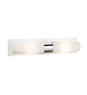 Markslojd Brastad 107615 Kinkiet oprawa ścienna 2x40W E14 chrom/biały - Lampy ścienne - miniaturka - grafika 1